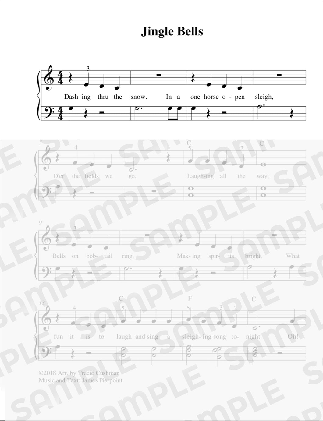 Jingle Bells Sheet Music - DIGITAL