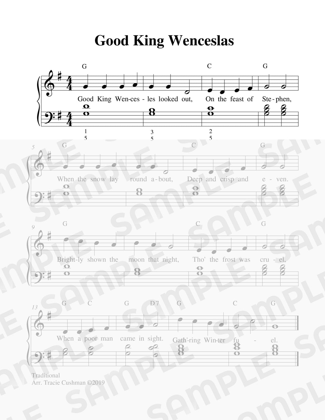 Good King Wenceslas Sheet Music - DIGITAL