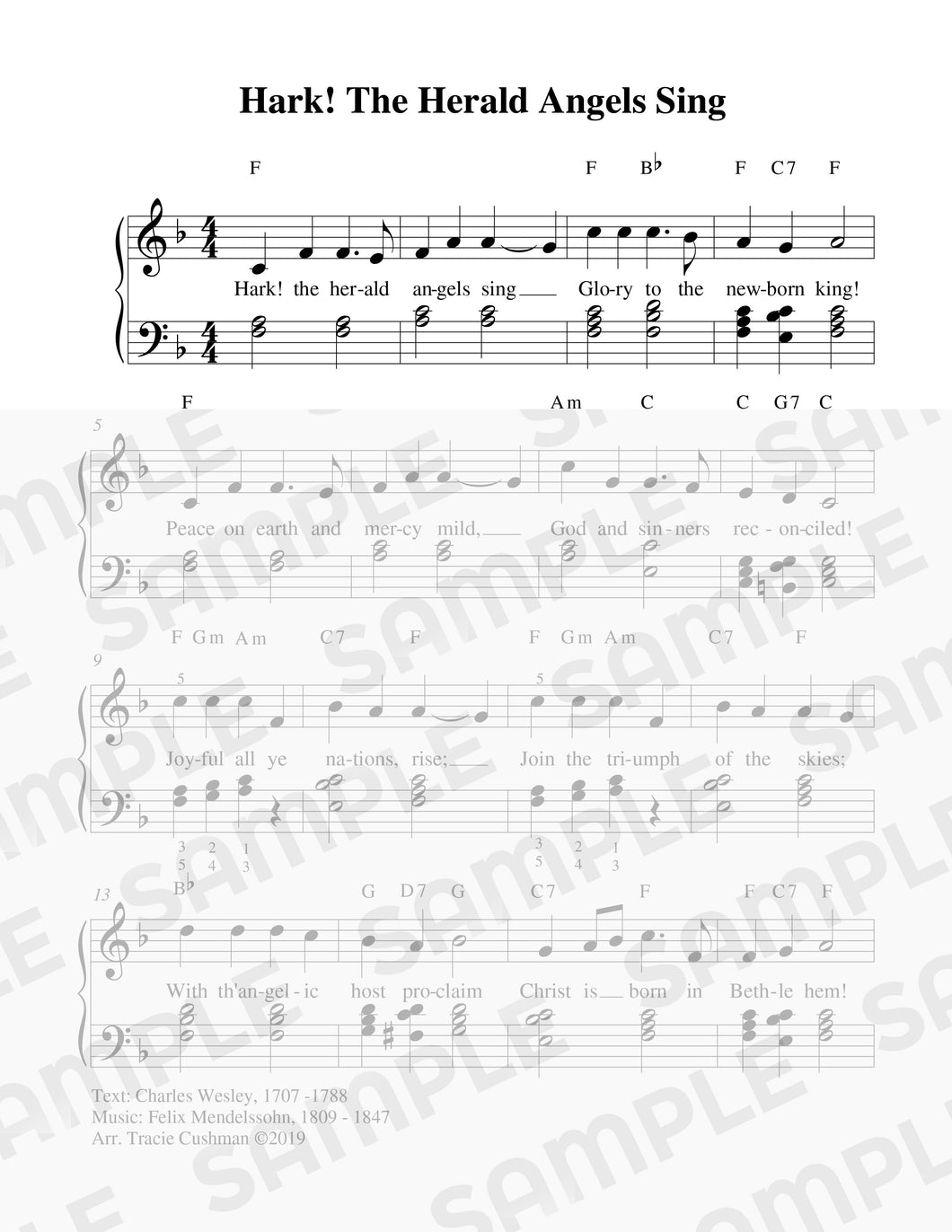 Hark! The Herald Angels Sing Sheet Music - DIGITAL